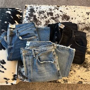 3 for 1 Agolde Riley High Rise Jeans!!